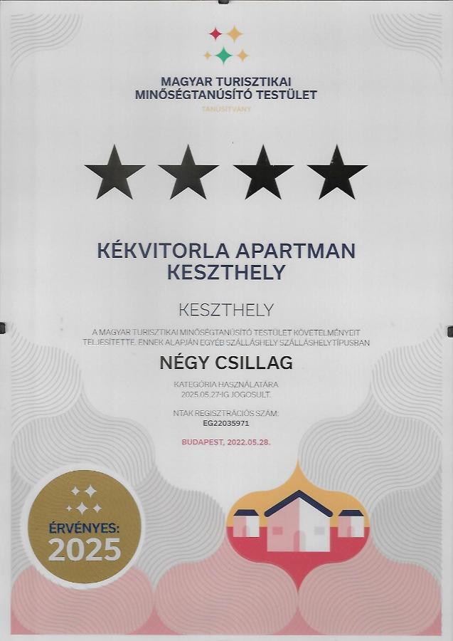 Kekvitorla Apartman Keszthely Eksteriør bilde